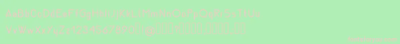 NemesiaRegular Font – Pink Fonts on Green Background