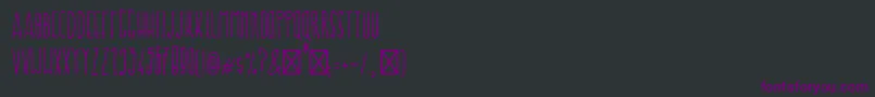 ProkopisRegular Font – Purple Fonts on Black Background