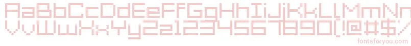 Acme7Wide-Schriftart – Rosa Schriften