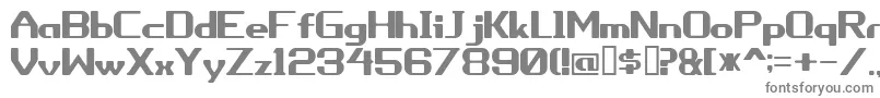 Porhythm Font – Gray Fonts on White Background
