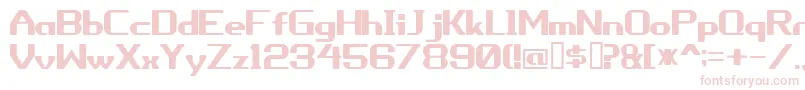 Porhythm Font – Pink Fonts on White Background