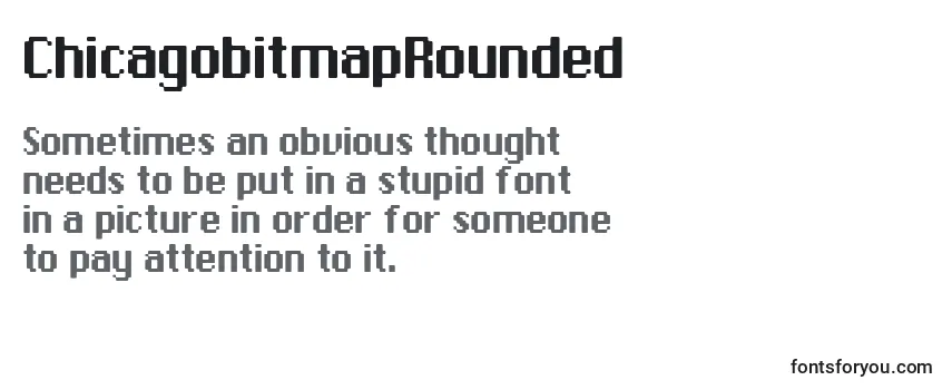 ChicagobitmapRounded Font