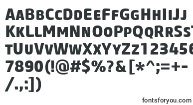 CoreSansMSc75Extrabold font – rough Fonts