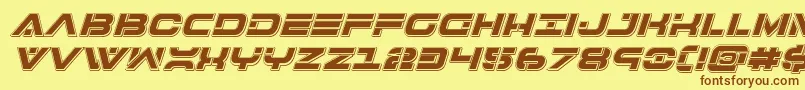 Más sobre la fuente 7thservicepunchital fuente 7thservicepunchital – Fuentes Marrones Sobre Fondo Amarillo