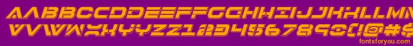 More about 7thservicepunchital Font 7thservicepunchital Font – Orange Fonts on Purple Background