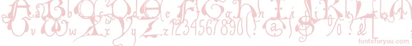 Xiparoslombard Font – Pink Fonts on White Background