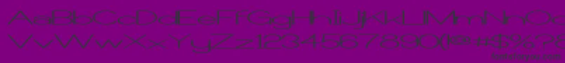 Saiba mais sobre a fonte CastorgateWide Fonte CastorgateWide – fontes pretas em um fundo violeta