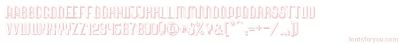 QuimbieShaddow Font – Pink Fonts on White Background