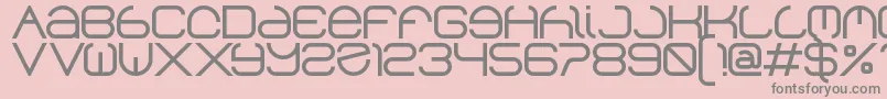 Helen Font – Gray Fonts on Pink Background