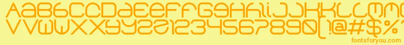 Weitere Informationen zur Helen-Schriftart Helen-Schriftart – Orangefarbene Schriften auf gelbem Hintergrund