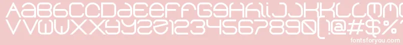 Helen Font – White Fonts on Pink Background