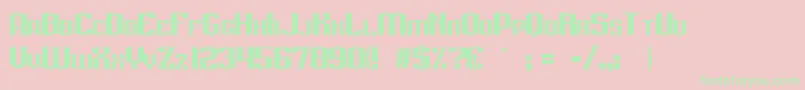 Weitere Informationen zur Metriqs-Schriftart Metriqs-Schriftart – Grüne Schriften auf rosa Hintergrund