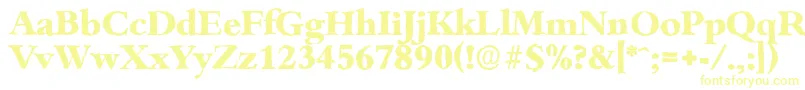 BambergantiqueXboldRegular Font – Yellow Fonts