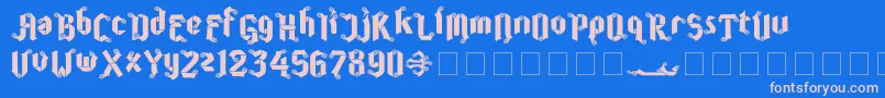 Más sobre la fuente CoolinCheer fuente CoolinCheer – Fuentes Rosadas Sobre Fondo Azul