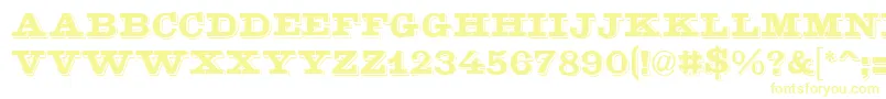 GoldstoneRegular-Schriftart – Gelbe Schriften