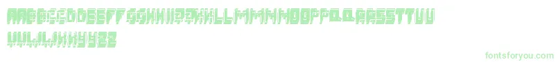 3DFatsche Font – Green Fonts on White Background