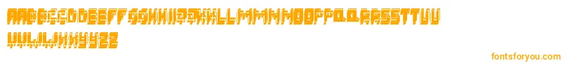 Шрифт 3DFatsche – оранжевые шрифты