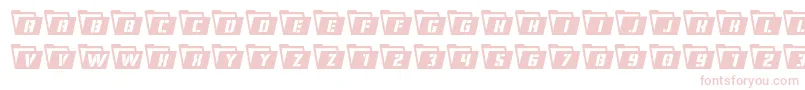 Eyesonlysemicond Font – Pink Fonts on White Background