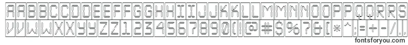 ALcdnovacmotl Font – Tall Fonts