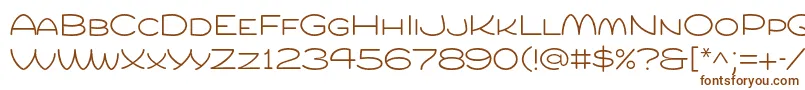 Compurlight Font – Brown Fonts on White Background