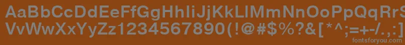 NtharmonicaBold105b Font – Gray Fonts on Brown Background