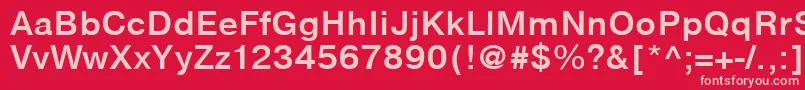 NtharmonicaBold105b Font – Pink Fonts on Red Background