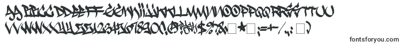 Fonte Krash – fontes de graffiti