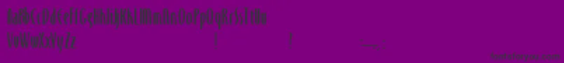 MonikaBold-Schriftart – Schwarze Schriften auf violettem Hintergrund