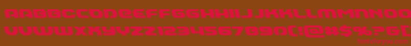 Annapolisleft Font – Red Fonts on Brown Background