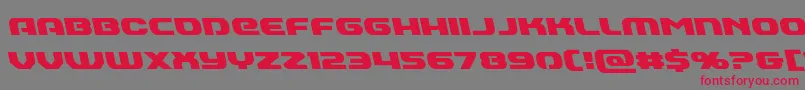Annapolisleft Font – Red Fonts on Gray Background