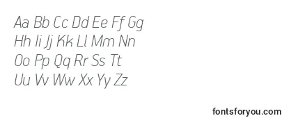 PfhandbookproThinitalic Font