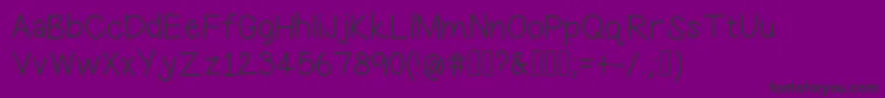 HoodieSweatpants-Schriftart – Schwarze Schriften auf violettem Hintergrund