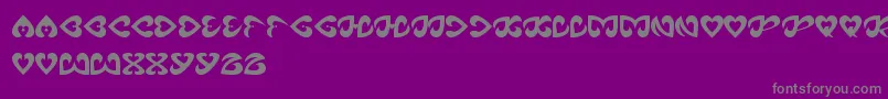 EternalLove Font – Gray Fonts on Purple Background