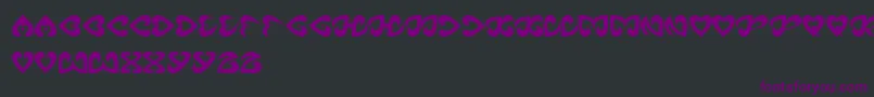 EternalLove Font – Purple Fonts on Black Background