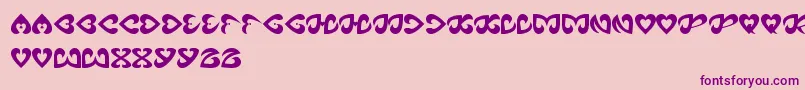 EternalLove Font – Purple Fonts on Pink Background