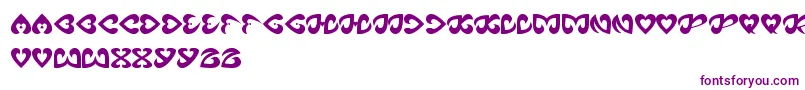 EternalLove Font – Purple Fonts on White Background