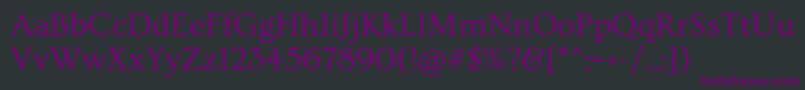 OvoRegular Font – Purple Fonts on Black Background