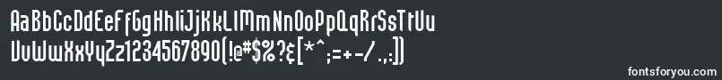 フォントFt13 – 白い文字