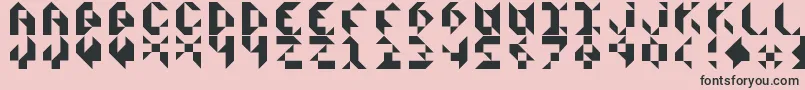 fuente ScissorsCutsPaper – Fuentes Negras Sobre Fondo Rosa
