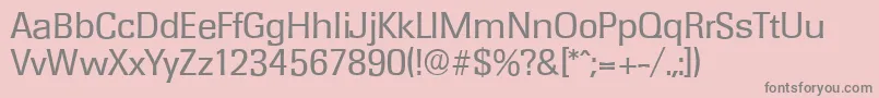 RochesterserialRegular Font – Gray Fonts on Pink Background