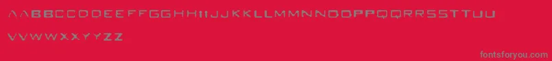 Seabreed Font – Gray Fonts on Red Background