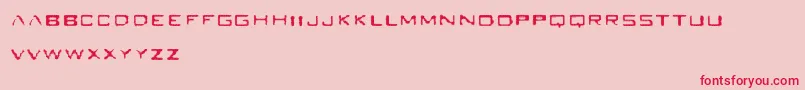 Seabreed Font – Red Fonts on Pink Background