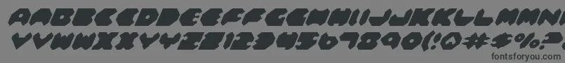 フォントFeldi – 黒い文字の灰色の背景