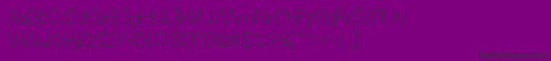 CrowChief Font – Black Fonts on Purple Background