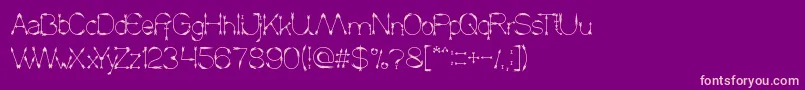 CrowChief Font – Pink Fonts on Purple Background