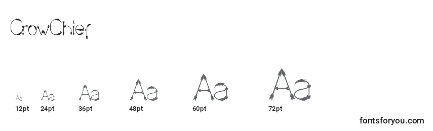 CrowChief Font Sizes