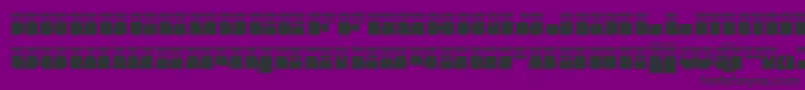 Starnurseryhalf Font – Black Fonts on Purple Background