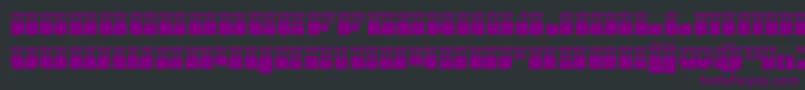 Starnurseryhalf Font – Purple Fonts on Black Background
