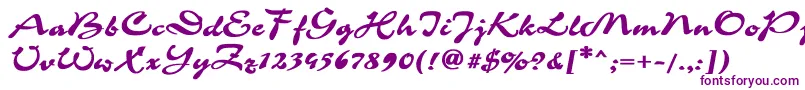 More about CorridaBold Font CorridaBold Font – Purple Fonts on White Background
