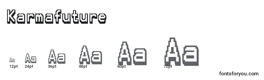 Karmafuture Font Sizes